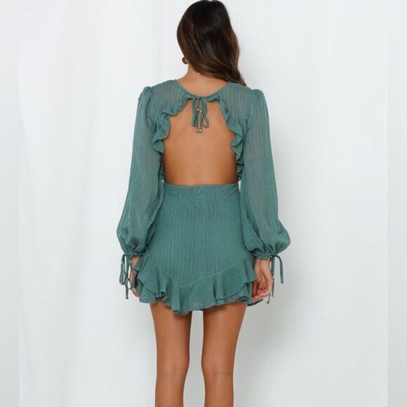 NWT Hello Molly Like Clockwork Dress | Large | Green - Picture 4 of 12